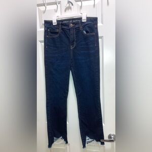 American Eagle Women’s Suoer Stretch Hi-Rise Crop Flare Size 8 regular